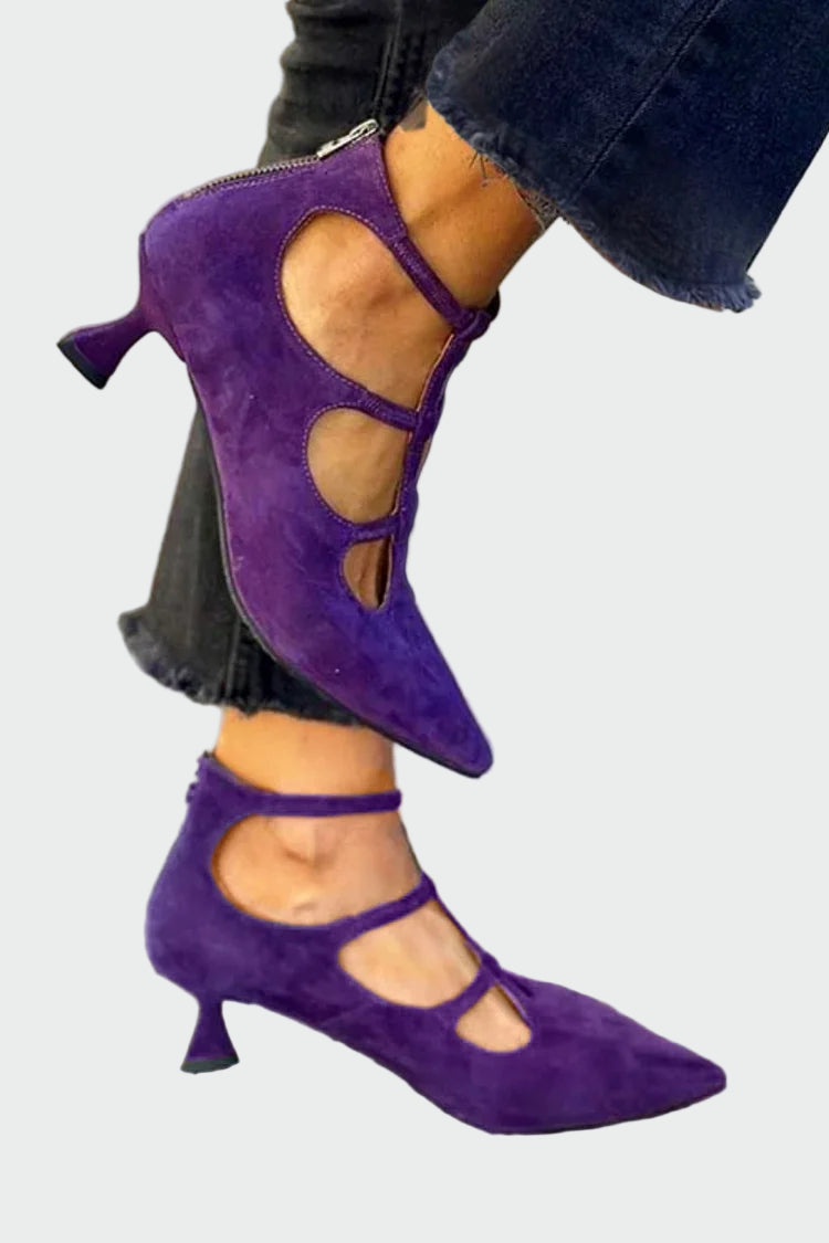 Retro korkokengät | matalalla korolla