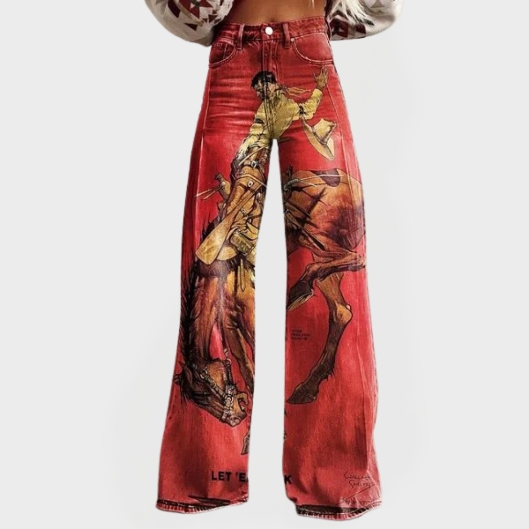 Tyylikäs Arkihousu | Leveillä Lahkeilla