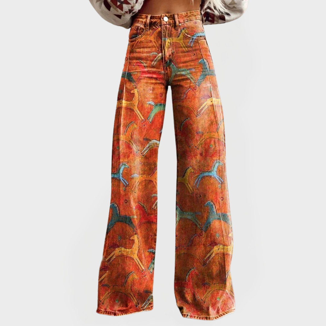 Arkinen Farkku | Korkealla Vyötäröllä | Leveillä Lahkeilla