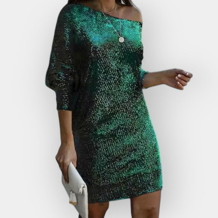 Illanviettopuku | Paljeteilla