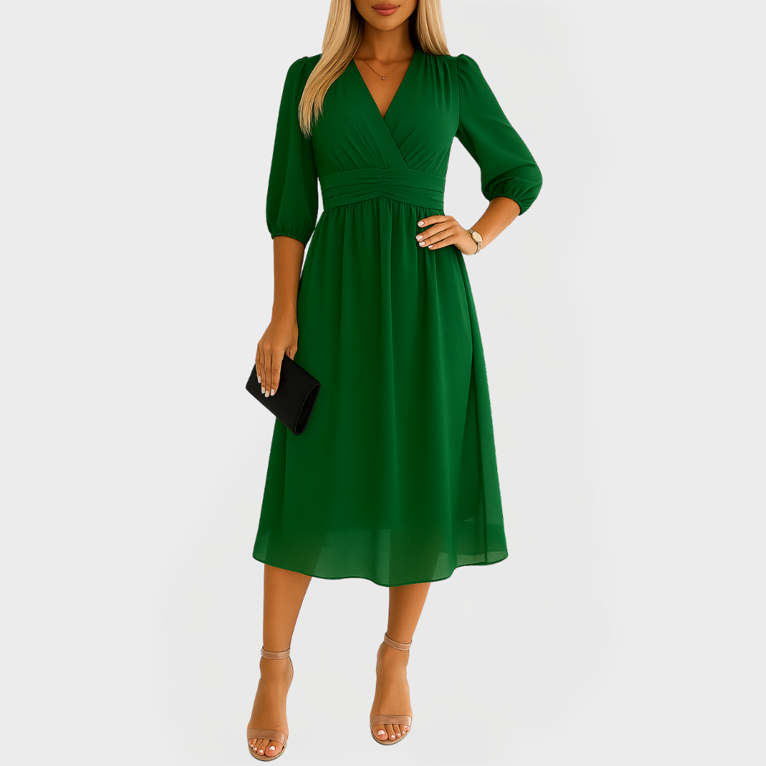 Ilmava | Silkkishifonimekko | Tyylikkäisiin Tilaisuuksiin