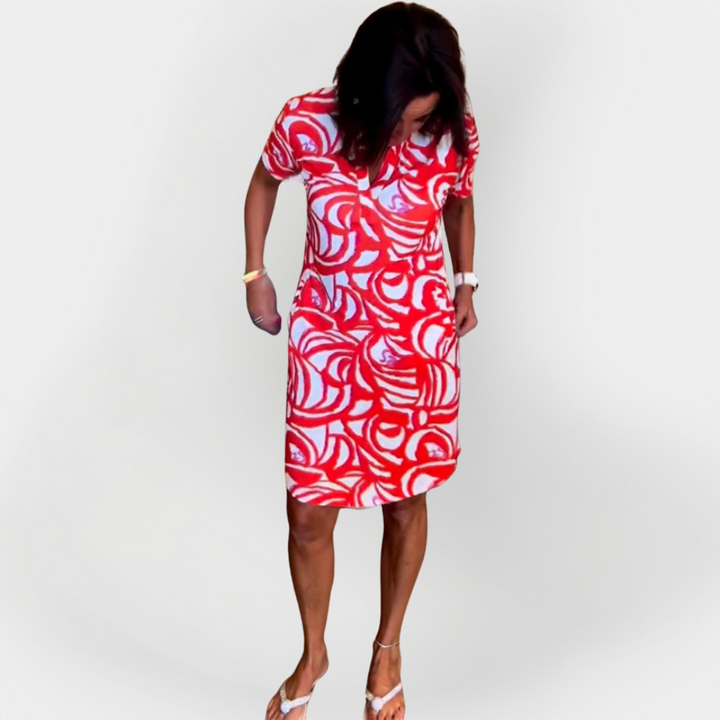 Midi Mekko | Kuvioilla Ja Lyhyillä Hihoilla