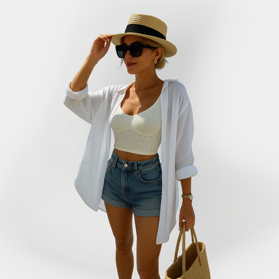 Ranta-paita | silmukkakuviolla