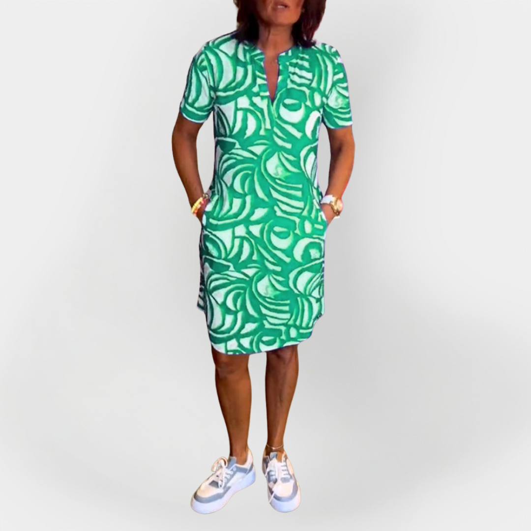 Midi Mekko | Kuvioilla Ja Lyhyillä Hihoilla