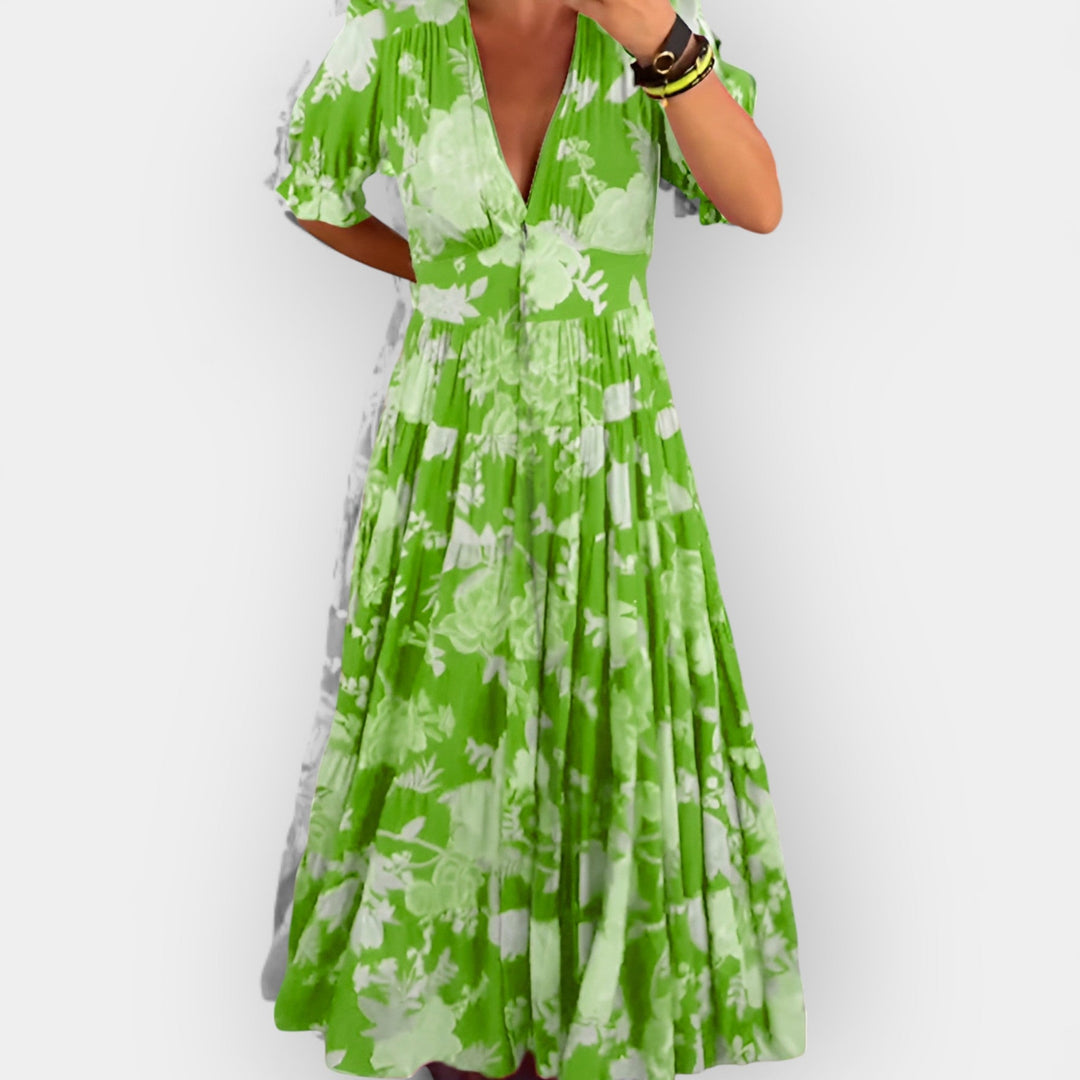 Kevyt Kukallinen Mekko | Taskuilla