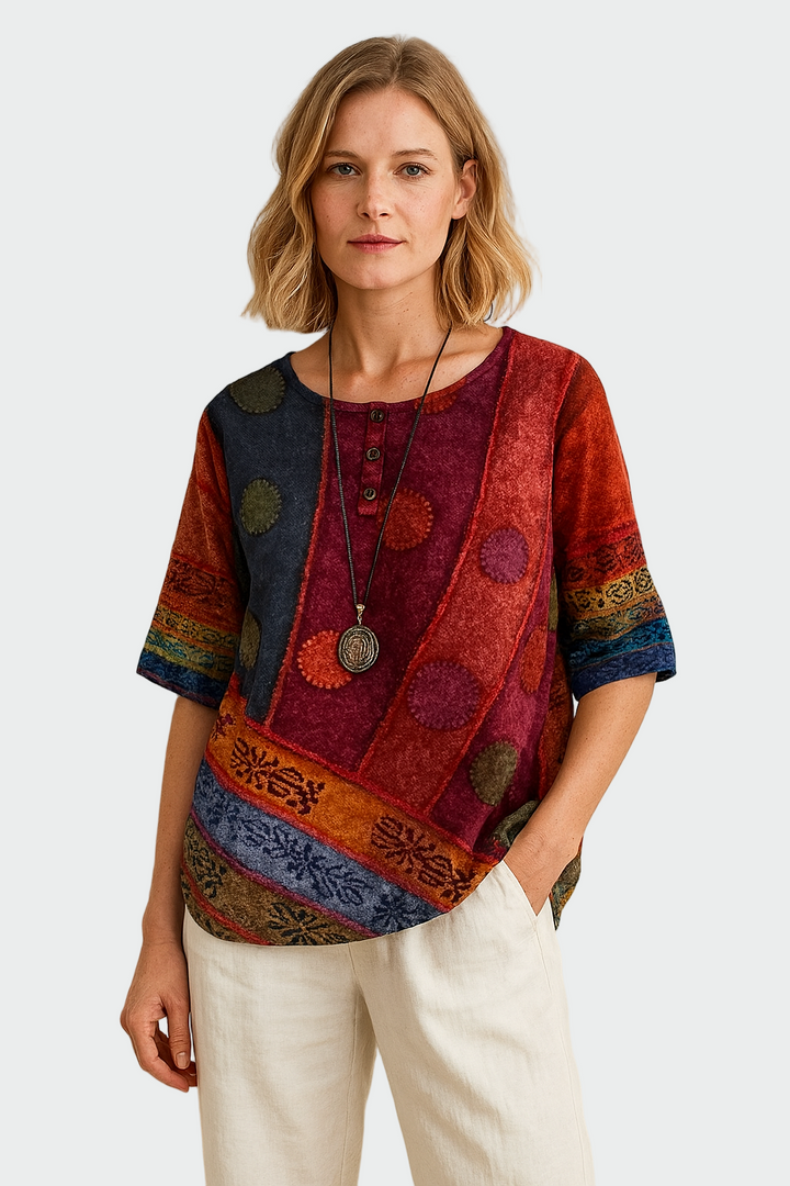 Pehmeä t-paita | Taiteellinen kuviolla