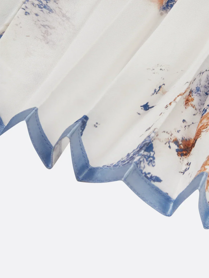 Pitkä Mekko | Puffihihnoilla ja V-aukolla