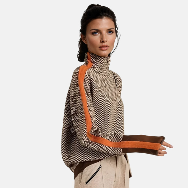 Silja | Jersey, jossa on silmiinpistävät kontrastiraidat