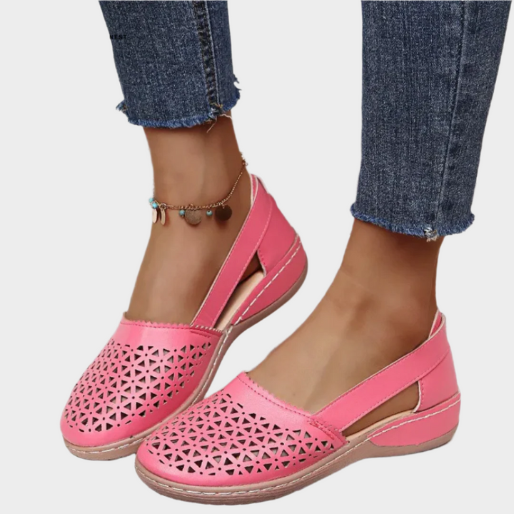 Anatomiset Nahkakengät | Ballerinat Leikkauksilla ja Remmillä