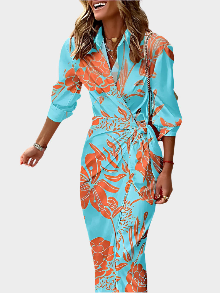 Midi Mekko | Raidallisella Kuvioinnilla