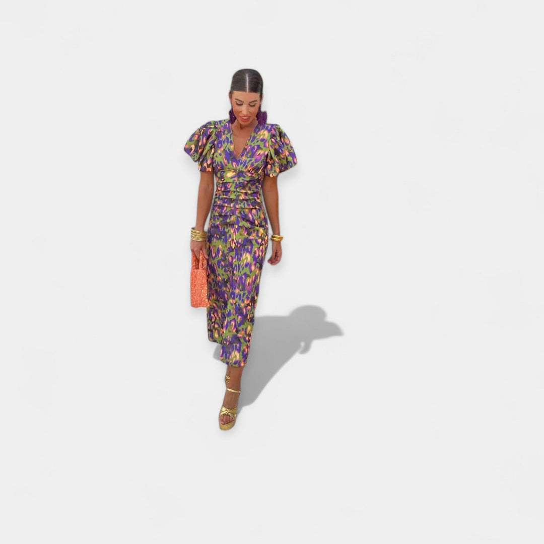 Hihallinen | Laskostettu Mekko