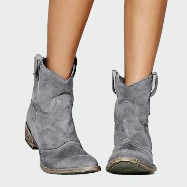 Retro Cowboy Nilkkurit | Stylish Western Ankle Boots