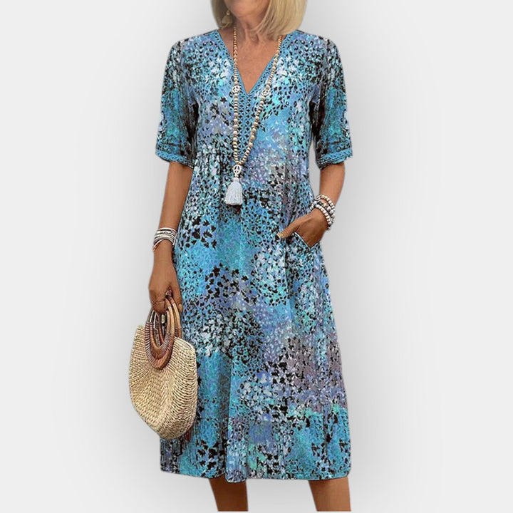 Kukkakuvioinen Midi Mekko | Tyylillä