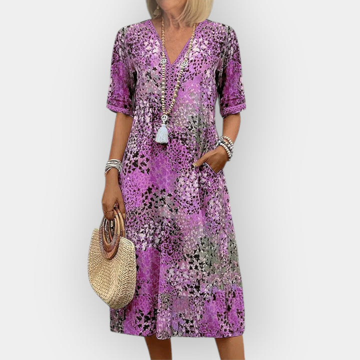 Kukkakuvioinen Midi Mekko | Tyylillä