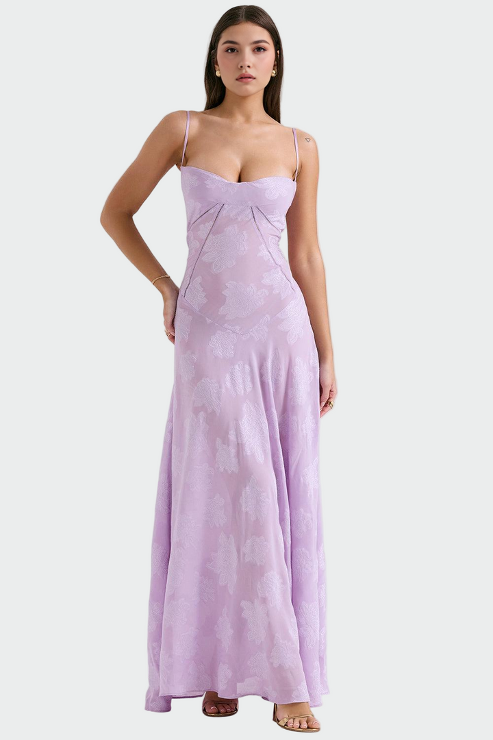 Pitkä | Kukallinen Mekko