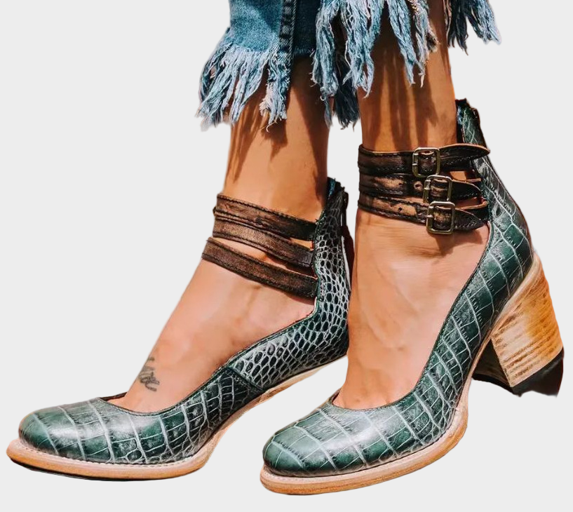 Monihihnainen | Paksukorkoinen Kenkä