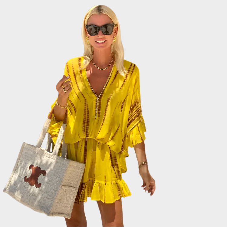 Mini Mekko | Korkealla Vyötäröllä | V-aukolla