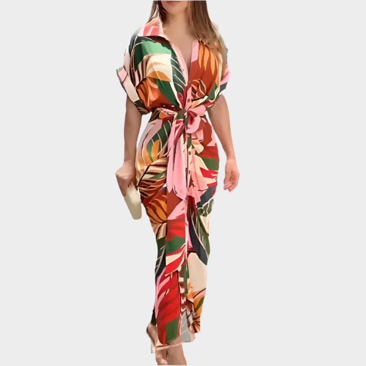 Puffikauluksellinen Mekko | Tyylikäs Leikkaus