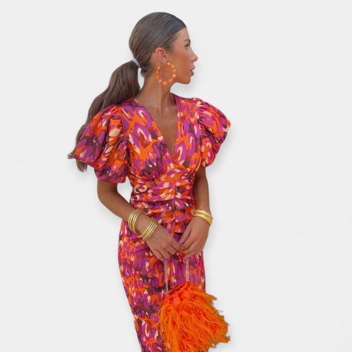 Hihallinen | Laskostettu Mekko