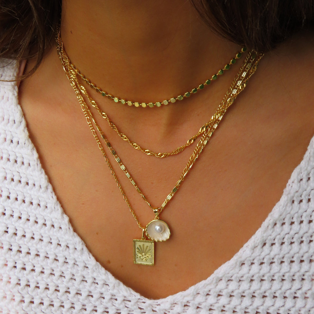 Aurinkokuvioinen | kaulakoru