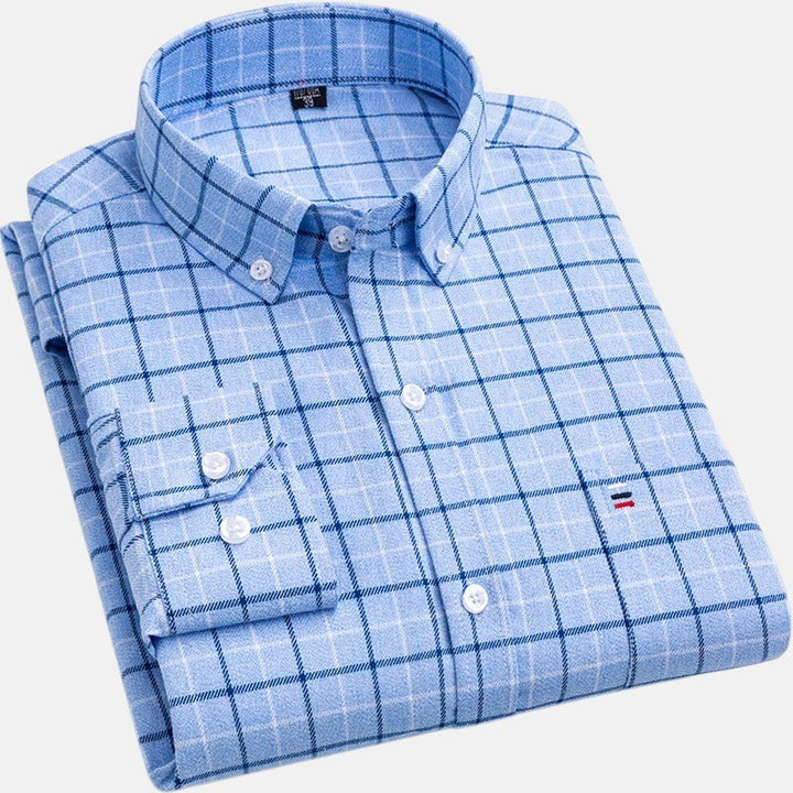 Sergio | Yksinkertainen Ruudullinen Paita