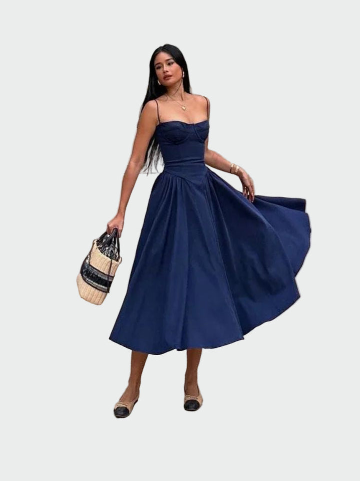 Satiini Maxi Mekko | Ohut