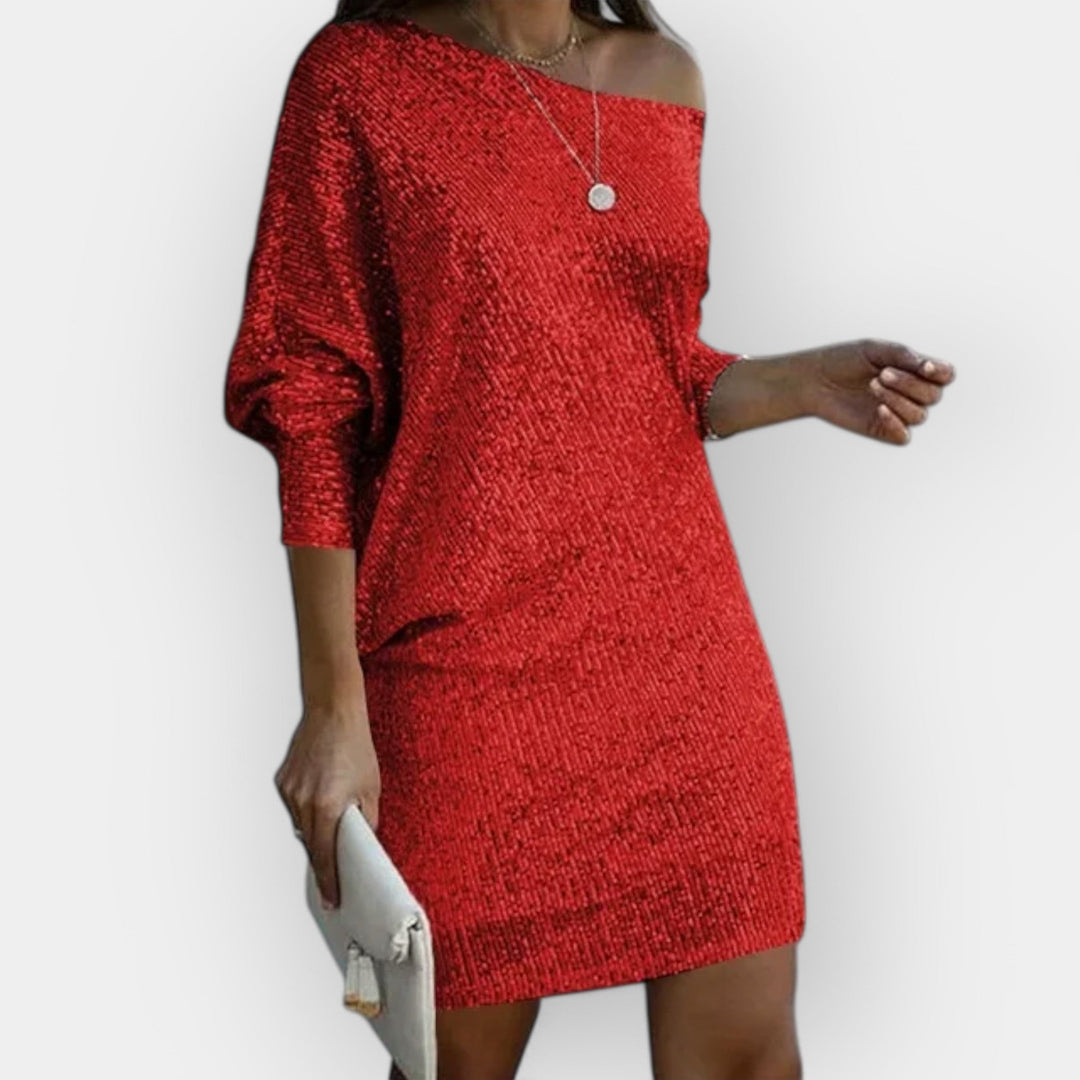 Illanviettopuku | Paljeteilla