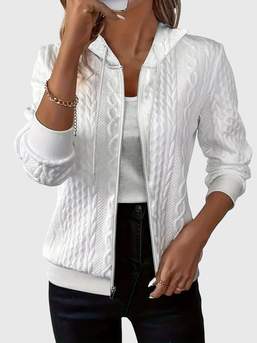 Lena™ | Vetoketjullinen huppari