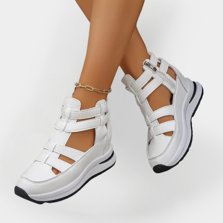 Tyylikäs Kevyt Korkokenkä | Sivuvetoketjulla