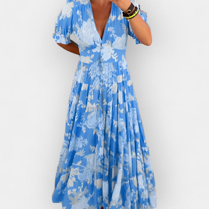 Kevyt Kukallinen Mekko | Taskuilla