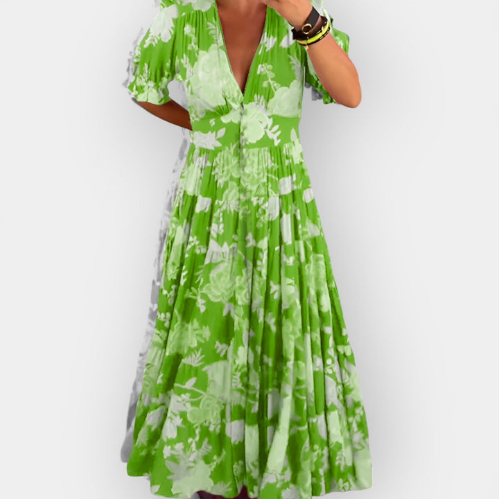 Kevyt Kukallinen Mekko | Taskuilla