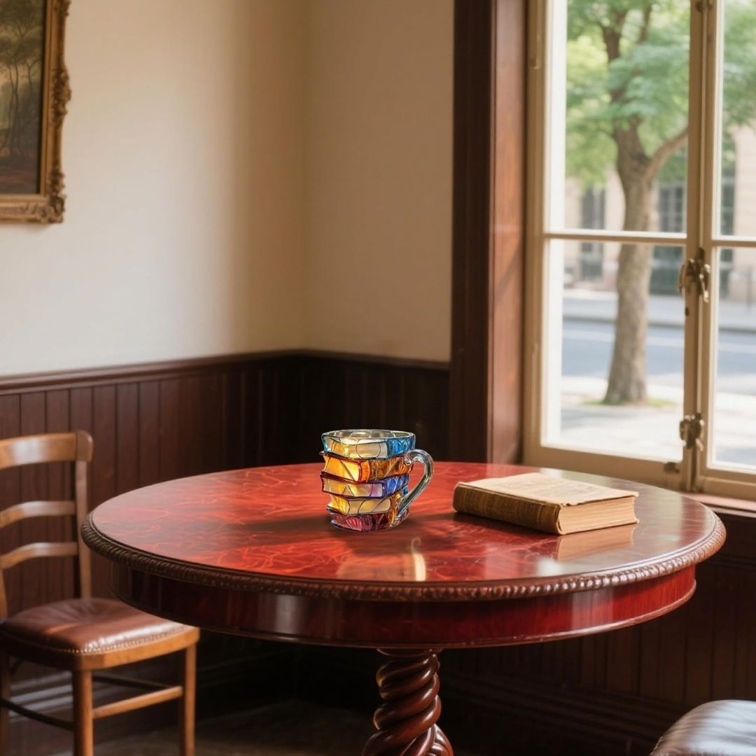 Uniikki Käsintehty 3D Onnellisuus Mukki Lukemisen Ystäville