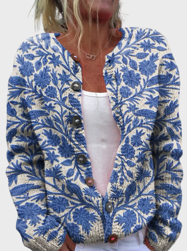 Kukkakuosiset | Neuleliivi