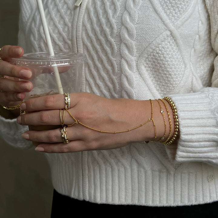 Kultainen Mykonos | Rannekoru