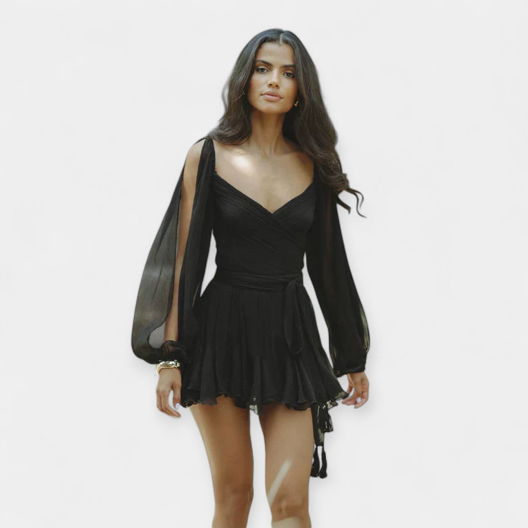 Romanttinen Lyhythihainen Mekko | Tilaisuuteen