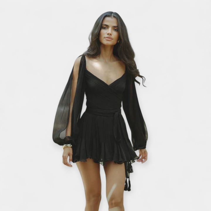 Romanttinen Lyhythihainen Mekko | Tilaisuuteen