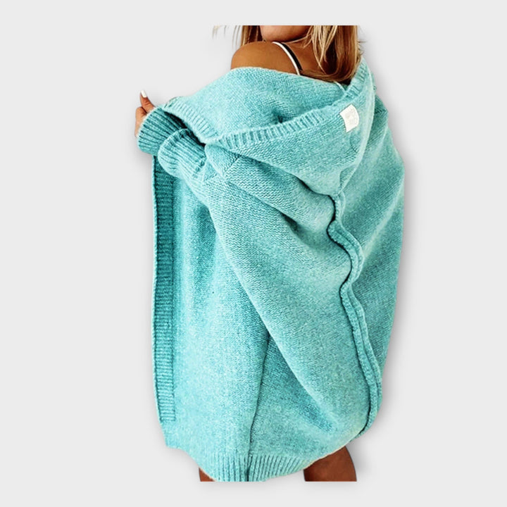 Neulehuppu | Stylish Knit Hoodie