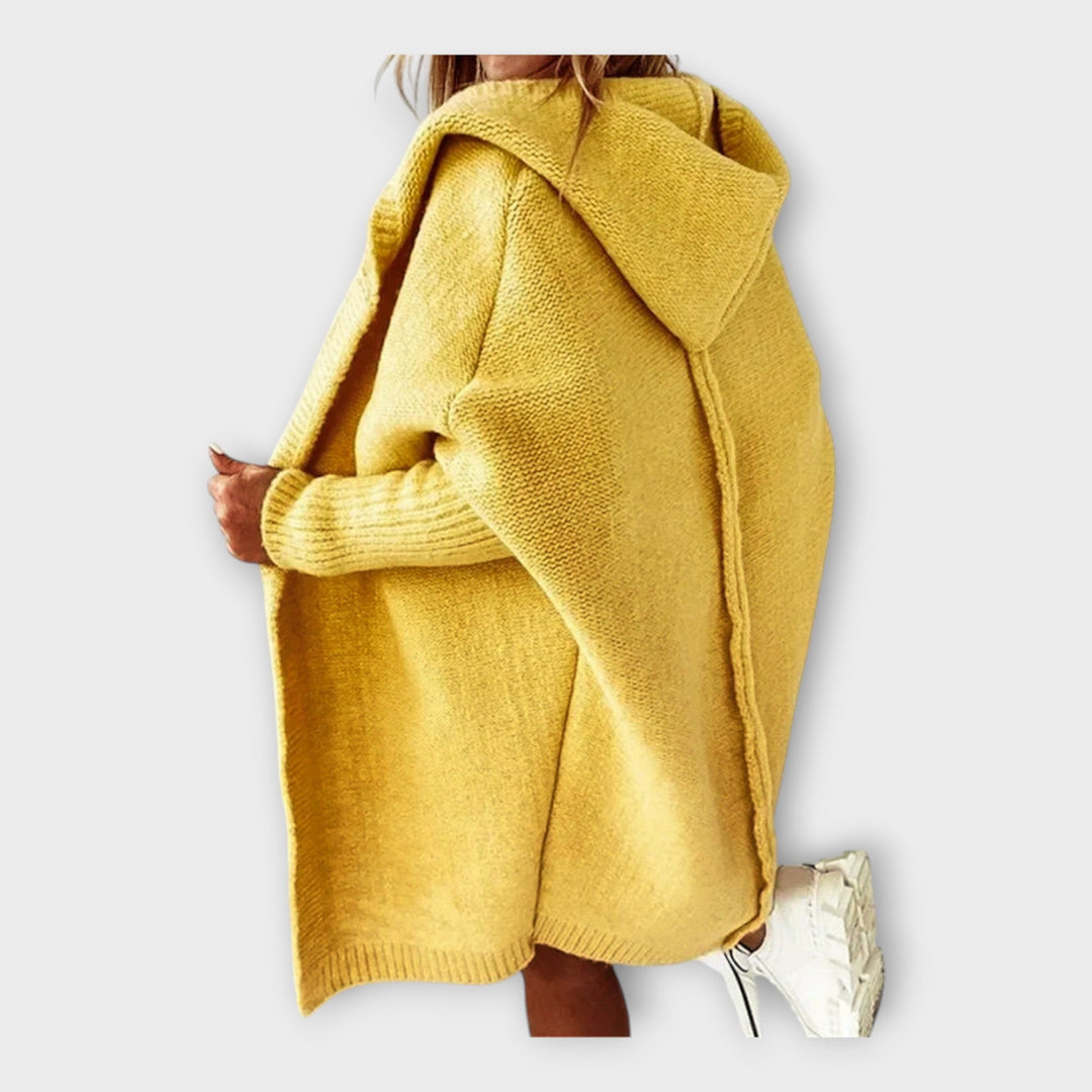 Neulehuppu | Stylish Knit Hoodie