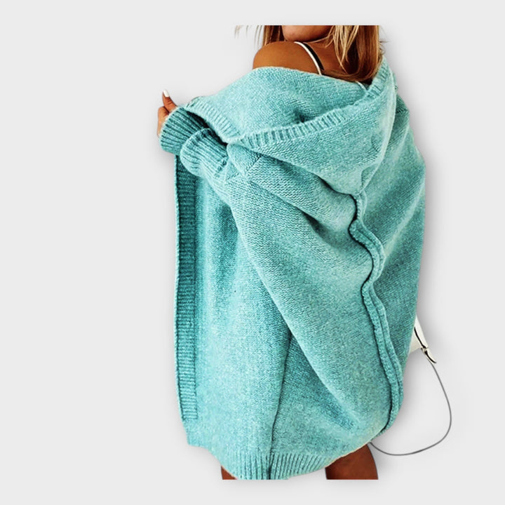 Neulehuppu | Stylish Knit Hoodie