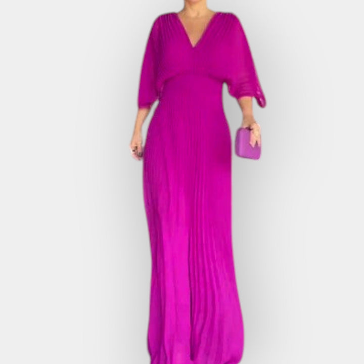 Tyylikäs Pliseerattu Mekko | Tyylikkäällä Leikkauksella