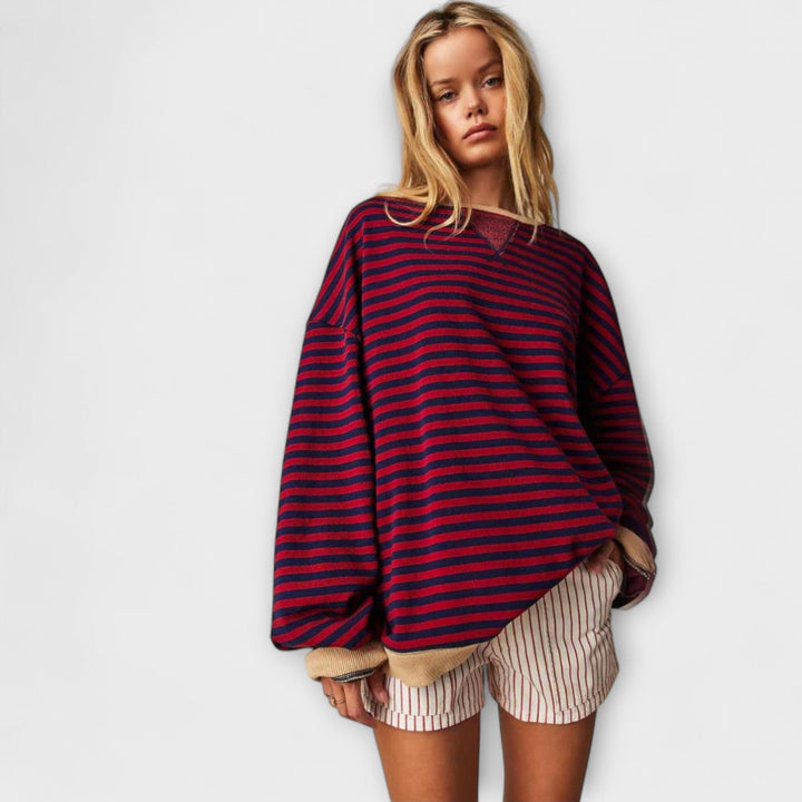 Mary | Raidallinen Oversize Neule