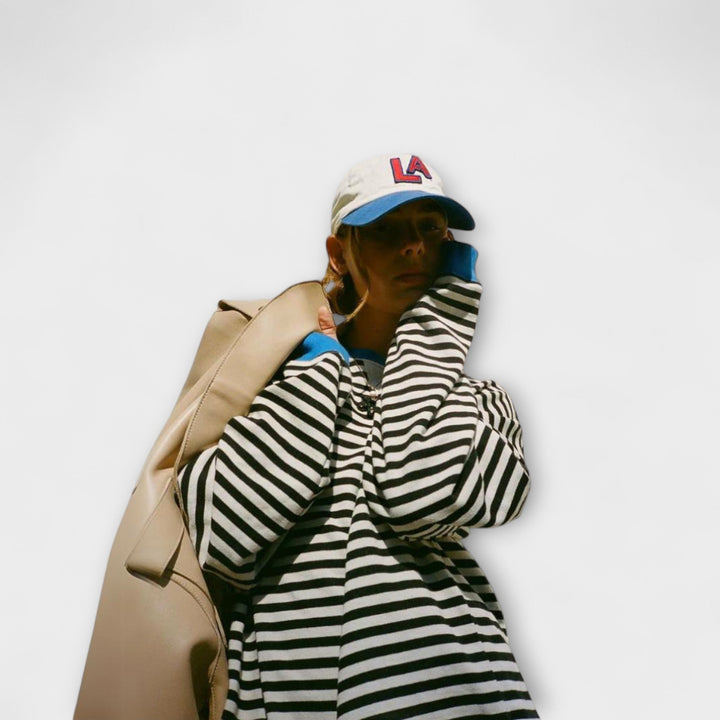 Mary | Raidallinen Oversize Neule