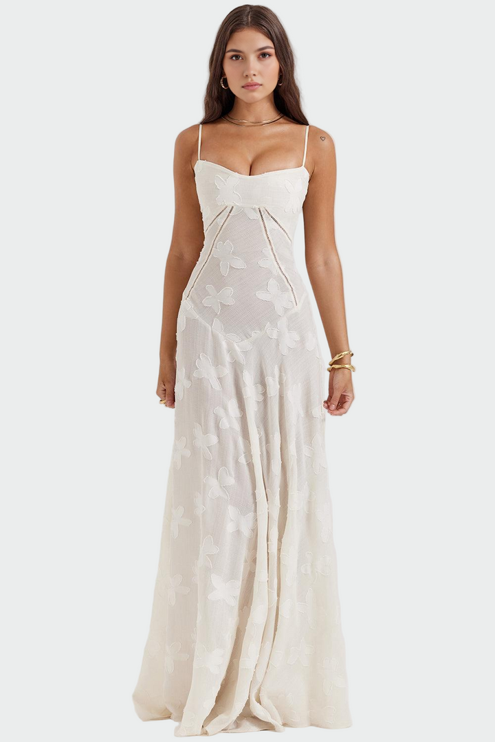 Pitkä | Kukallinen Mekko