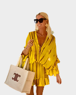 Mini Mekko | Korkealla Vyötäröllä | V-aukolla