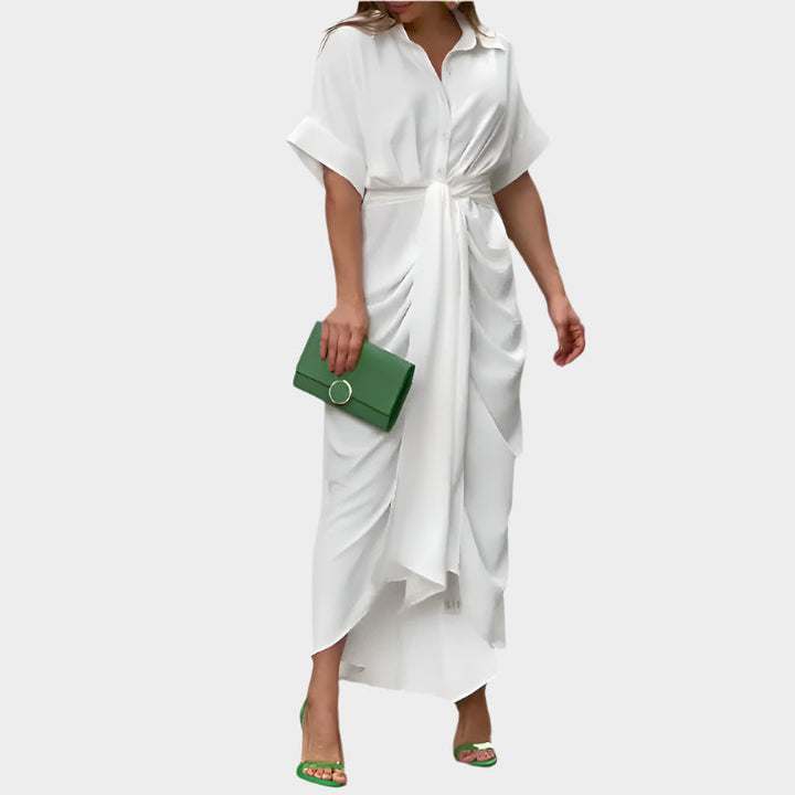 Puffikauluksellinen Mekko | Tyylikäs Leikkaus