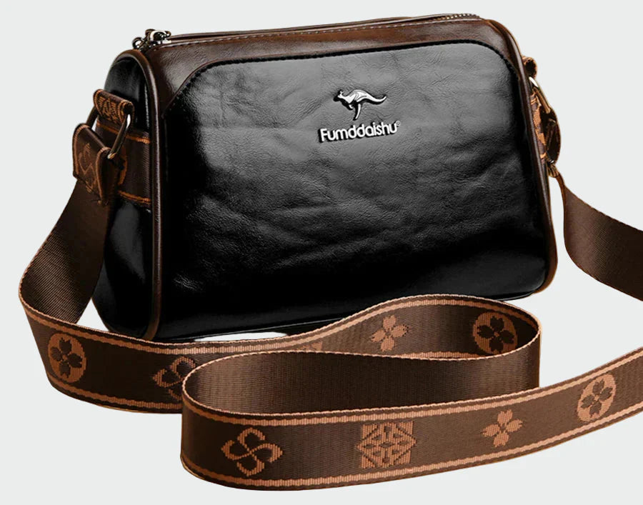 Ajaton | Nahkainen Olkalaukku