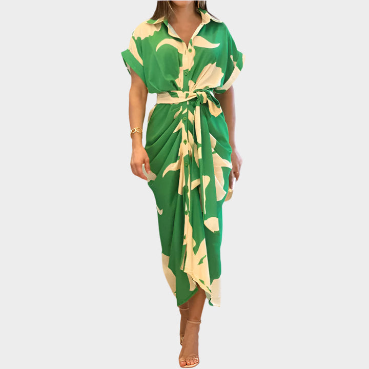 Puffikauluksellinen Mekko | Tyylikäs Leikkaus